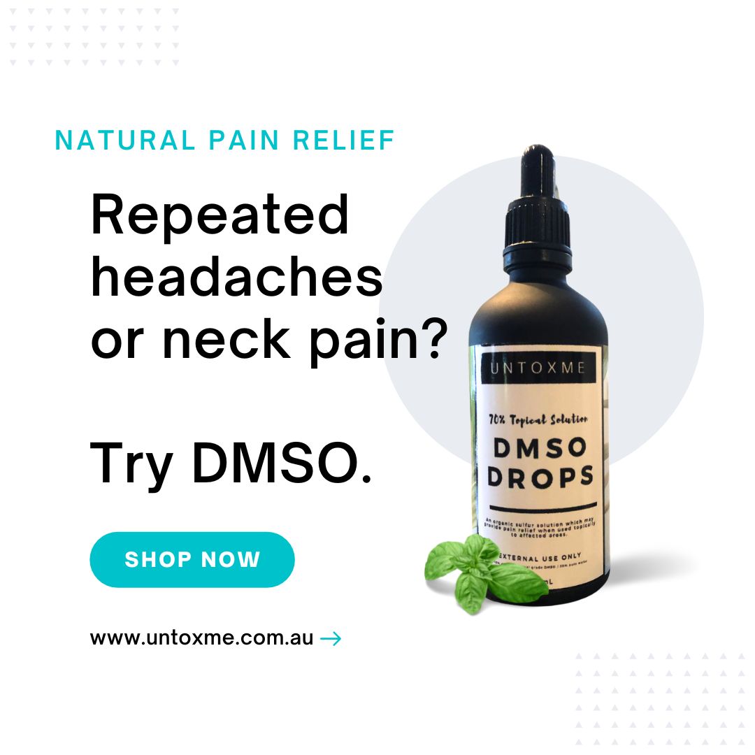 NATURAL PAIN RELIEF - DMSO DROPS (Topical Use)